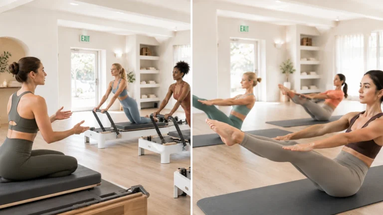 Kurs pilatesu 2w1: mata + reformer