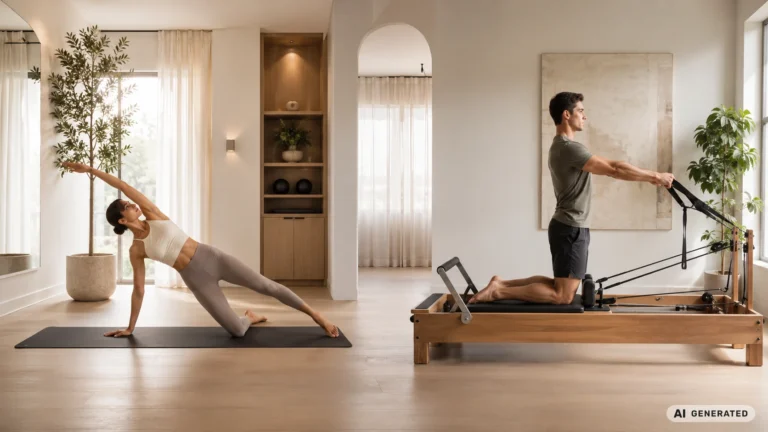 Pilates klasyczny na macie i pilates na reformerze