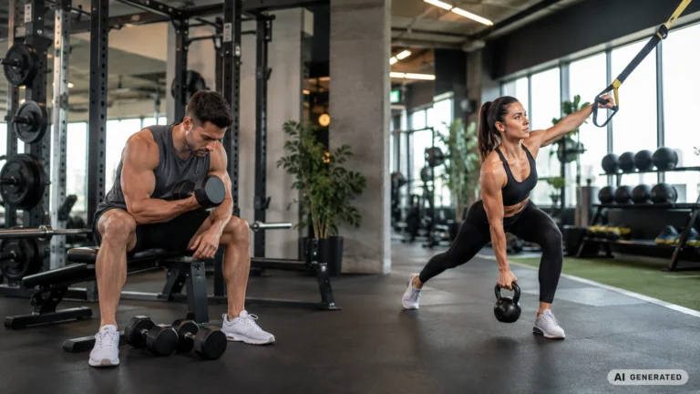 Trening siłowy i trening funkcjonalny na siłowni